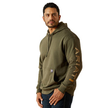 Load image into Gallery viewer, Ariat Men’s Green Rebar Graphic Hoodie
