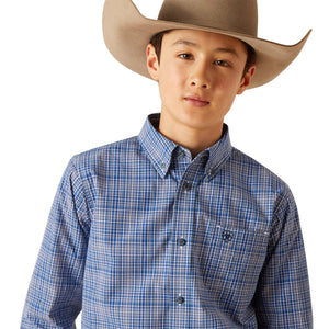 Ariat Boys Pro Series Pitt Classic Fit Western Shirt