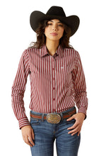 Load image into Gallery viewer, Ariat Women&#39;s Cabernet Stripe Kirby Shirt
