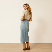 Load image into Gallery viewer, Ariat Clair Midi Denim Skirt
