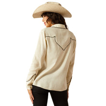 Load image into Gallery viewer, Ariat Women&#39;s Sand Bluebell Western Shirt
