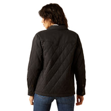 Load image into Gallery viewer, Ariat Women&#39;s Black Grizzly Quilted Barn Jacket
