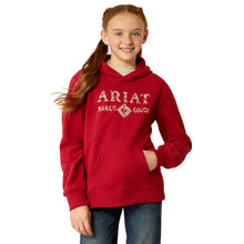 Load image into Gallery viewer, Ariat Youth Red Ranch Goods Hoodie
