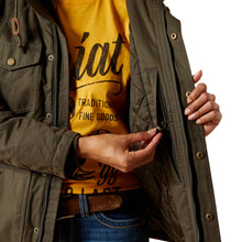 Load image into Gallery viewer, Ariat Women&#39;s Earth Western Yoke Grizzly Insulated Parka
