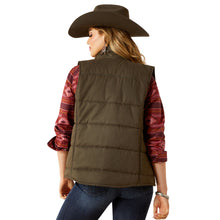 Load image into Gallery viewer, Ariat Women&#39;s Earth Western Yoke Grizzly Insulated Vest
