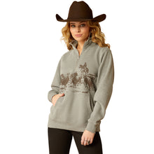 Load image into Gallery viewer, Ariat Women&#39;s Cattle 1/2 Zip Sweatshirt
