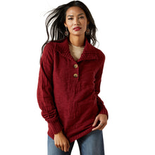 Load image into Gallery viewer, Ariat Women&#39;s Cabernet Ornate Pullover Sweater
