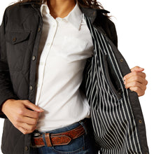 Load image into Gallery viewer, Ariat Women&#39;s Black Grizzly Quilted Barn Jacket
