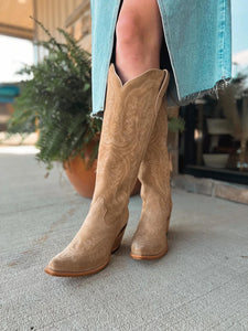 Ariat Truly Taupe Roughout Casanova Boots