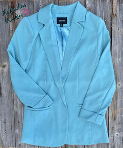 The Ft. Worth Blazer - Dusty Teal