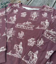 Load image into Gallery viewer, Women of the West Long Sleeve Pajama Set
