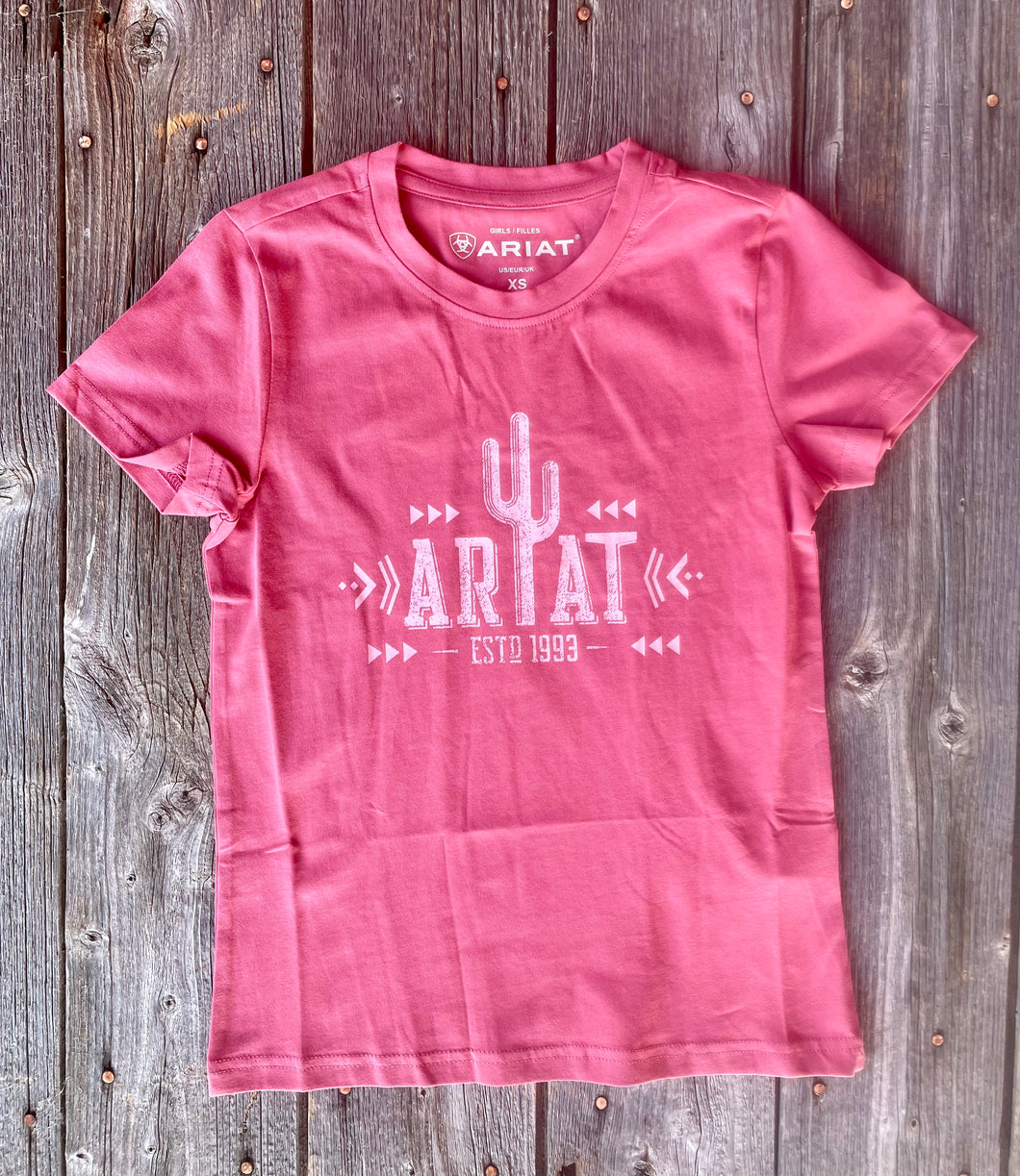 Ariat Girls Cactus Tee