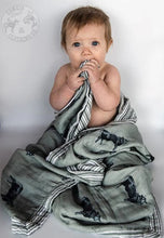 Load image into Gallery viewer, Olive Angus Bamboo Muslin Blanket
