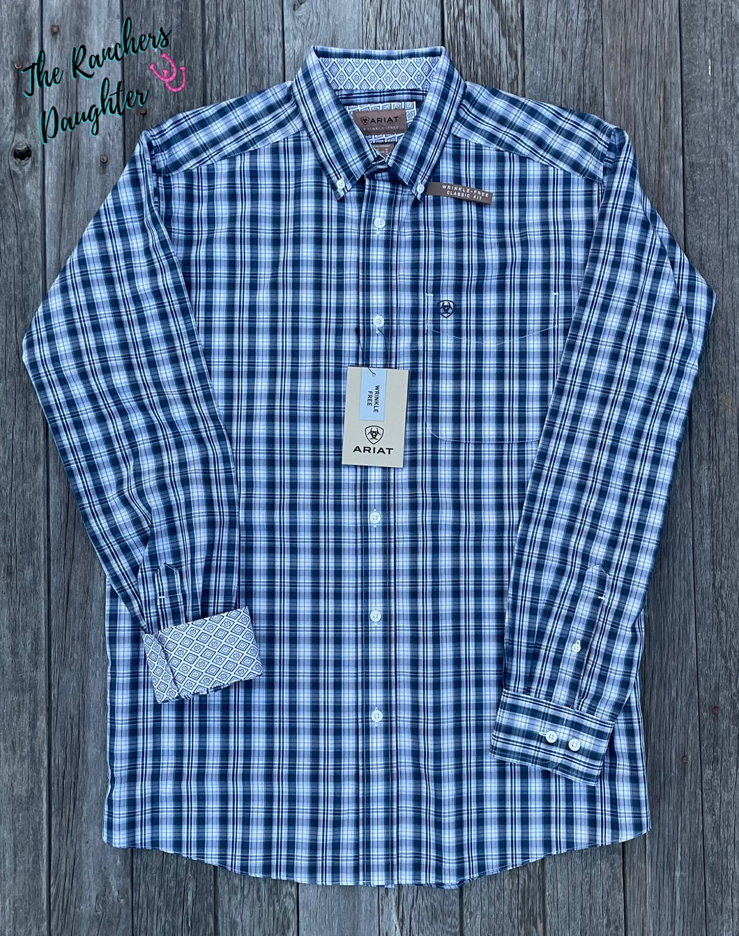 Ariat Men's Wrinkle Free Dargan Classic Fit Shirt