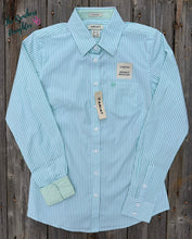 Load image into Gallery viewer, Ariat Women's Green Stripe Kirby Shirt
