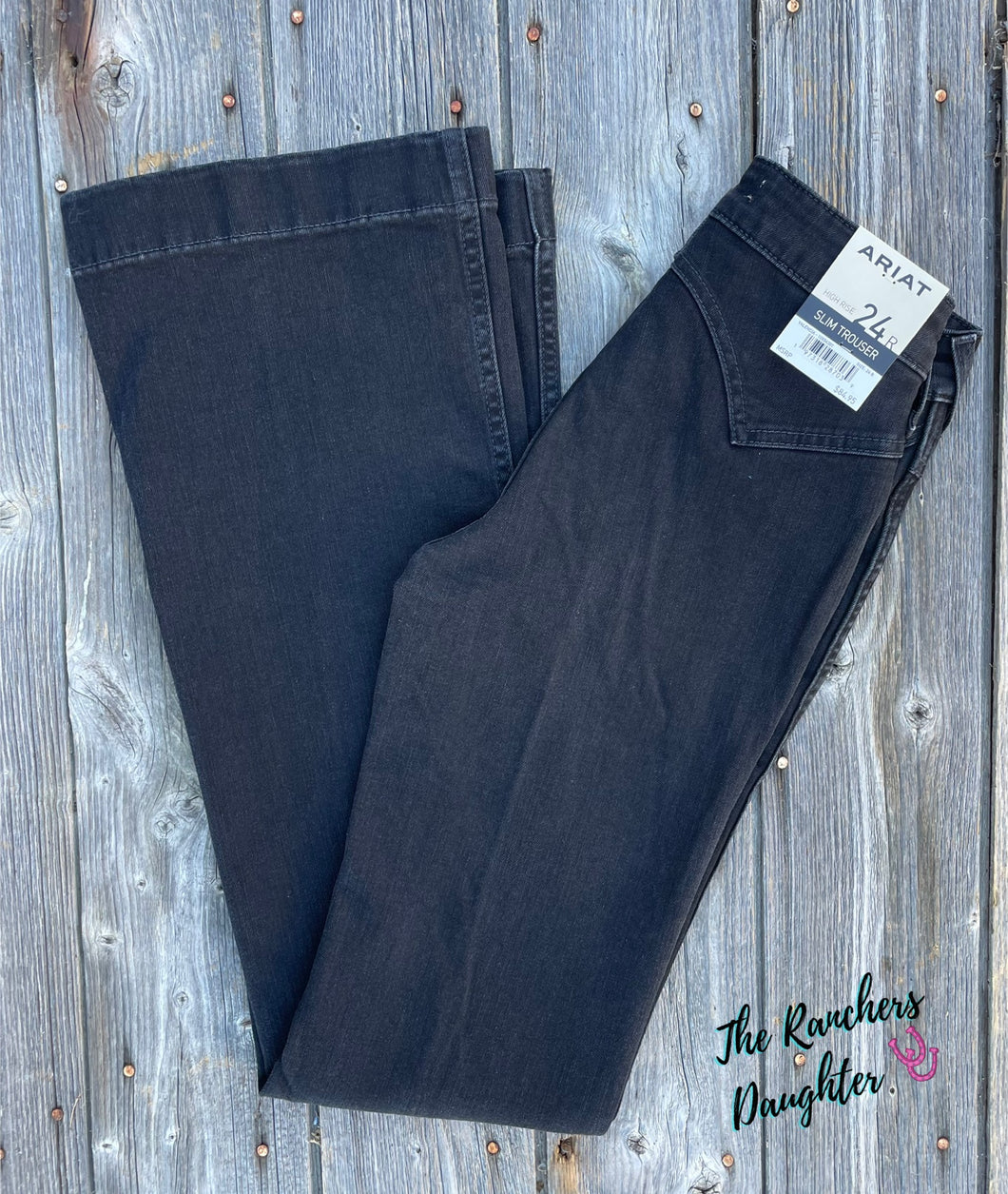 Ariat Black Dixie High Rise Slim Trouser Jeans