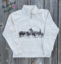 Load image into Gallery viewer, Ariat Youth Cattle 1/4 Zip Sweatshirt
