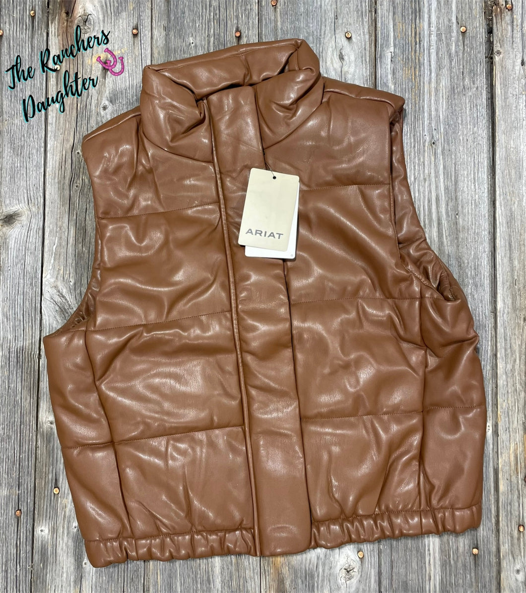 Ariat Women’s Faux Leather Vest