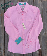 Load image into Gallery viewer, Ariat Women&#39;s Pink Stripe Kirby Shirt
