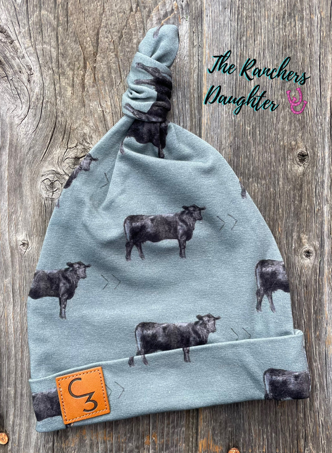 Olive Angus Newborn Baby Hat