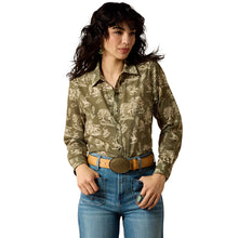 Load image into Gallery viewer, Ariat Women's Moss Green Homestyle Shirt

