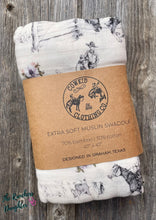 Load image into Gallery viewer, Western Serenity Bamboo Muslin Swaddle
