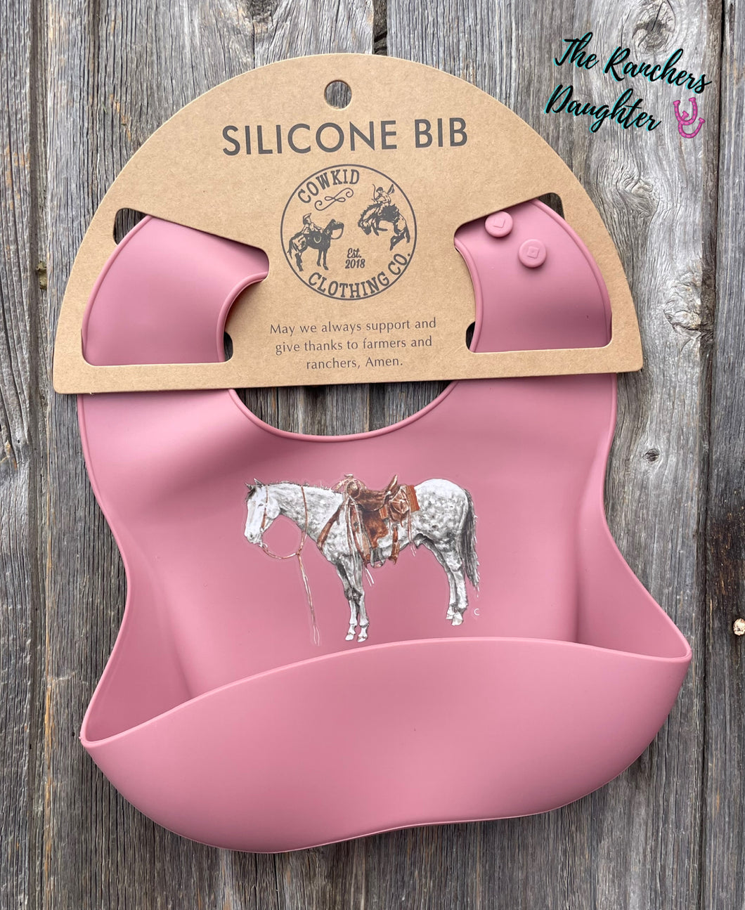 Pink Ranch Horse Bib