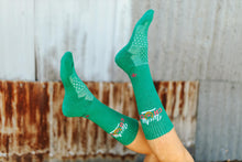 Load image into Gallery viewer, Lucky Chuck Logo Teal Performance Socks
