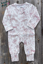 Load image into Gallery viewer, Western Daydream Rose Folding Feet Jammies
