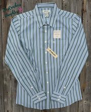 Load image into Gallery viewer, Ariat Women's Green Bay Stripe Kirby Pro Shirt
