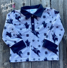 Load image into Gallery viewer, Shea Baby Roughstock Longsleeve Polo Shirt

