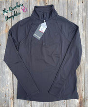 Load image into Gallery viewer, Ariat Black Sunstopper 3.0 1/4 Zip Baselayer
