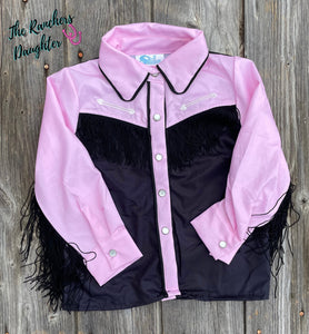 Shea Baby Pink Vintage Pearl Snap Shirt