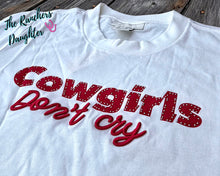 Load image into Gallery viewer, Ariat Women's Cowgirls Don't Cry Tee
