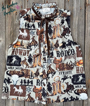 Load image into Gallery viewer, Rodeo Lainey Button Down Tie Top
