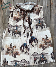 Load image into Gallery viewer, Western Print Lainey Button Down Tie Top
