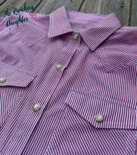 Load image into Gallery viewer, Ariat Women's Western Rose Sorbet Stripe VentTEK Stripe Shirt
