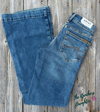 Load image into Gallery viewer, Ariat Women’s Sky Valley Perfect Rise Revel Ultrastretch Wide Leg Jeans
