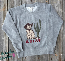 Load image into Gallery viewer, Ariat Youth Sassy Cat Sweatshirt
