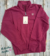 Load image into Gallery viewer, Ariat Men's Zinfandel 1/4 Zip Sweatshirt
