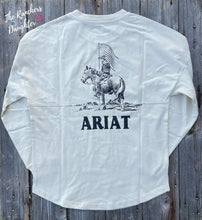 Load image into Gallery viewer, Ariat True West Sand Oversized Tee
