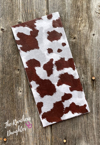 Brown Cowprint Tissue Paper