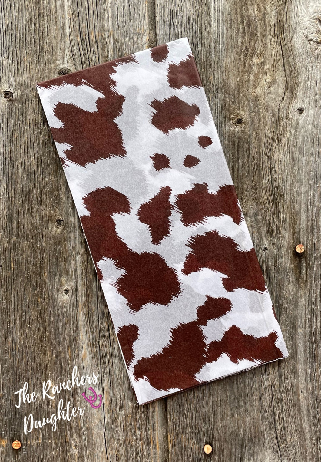 Brown Cowprint Tissue Paper