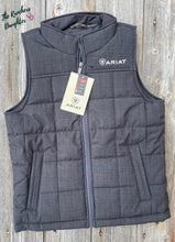 Load image into Gallery viewer, Ariat Youth Phantom Heather Crius Insulated Vest
