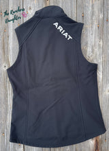 Load image into Gallery viewer, Ariat Women’s Black Logo Softshell Vest
