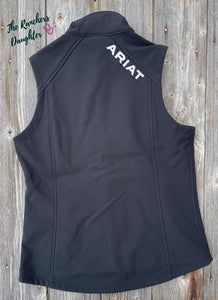 Ariat Women’s Black Logo Softshell Vest