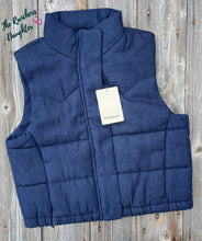Load image into Gallery viewer, Ariat Women’s Slub Denim Western Vest
