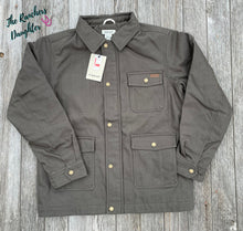 Load image into Gallery viewer, Ariat Women&#39;s Earth Brown Western Canvas Chore Jacket
