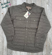 Load image into Gallery viewer, Ariat Men&#39;s Dark Green Quilted Shirt Jacket

