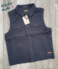 Load image into Gallery viewer, Ariat Men&#39;s Black Canvas Rancher Vest
